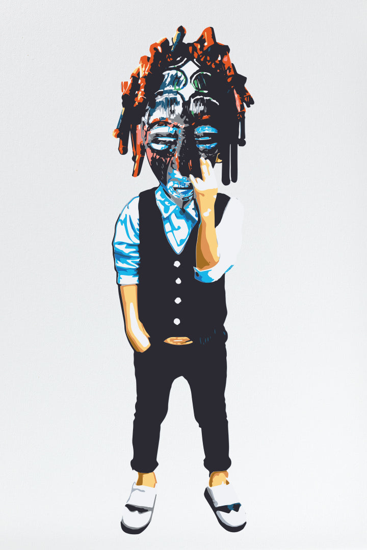 "Masked Hipster" von Marshal Arts
