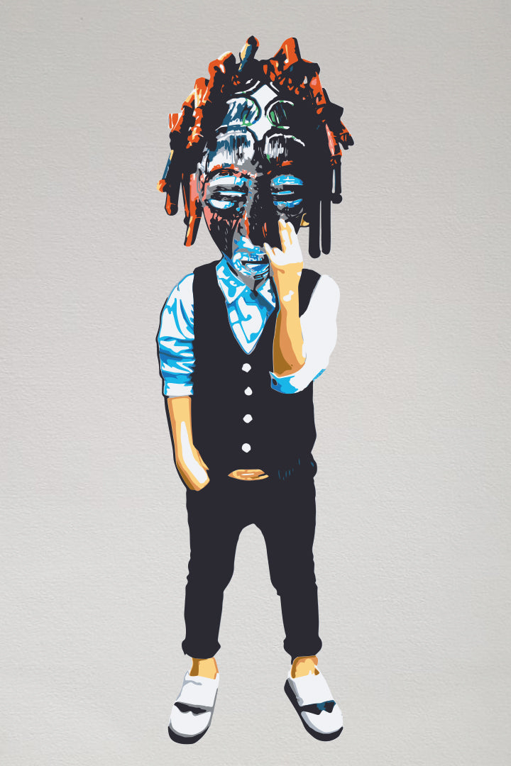 "Masked Hipster" von Marshal Arts