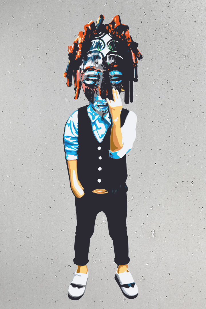 "Masked Hipster" von Marshal Arts