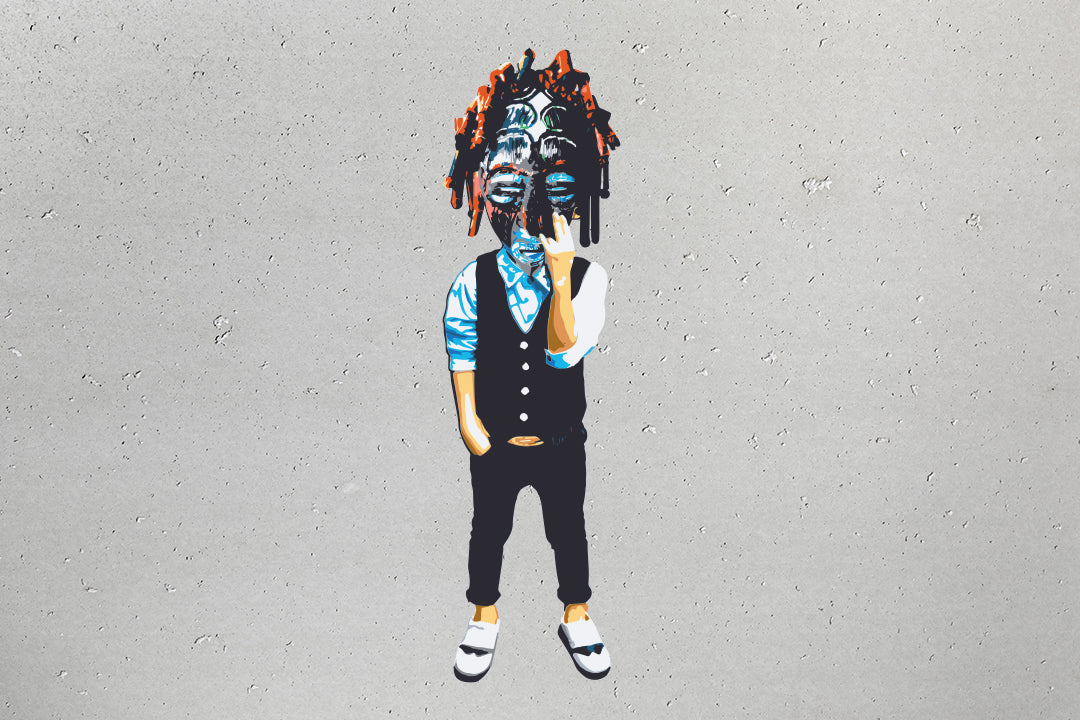 "Masked Hipster" von Marshal Arts